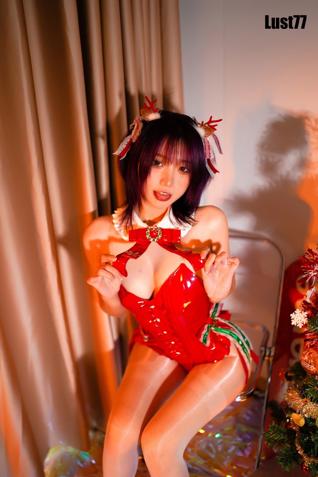 Cosplay 柒柒要乖哦 2021圣诞2 30