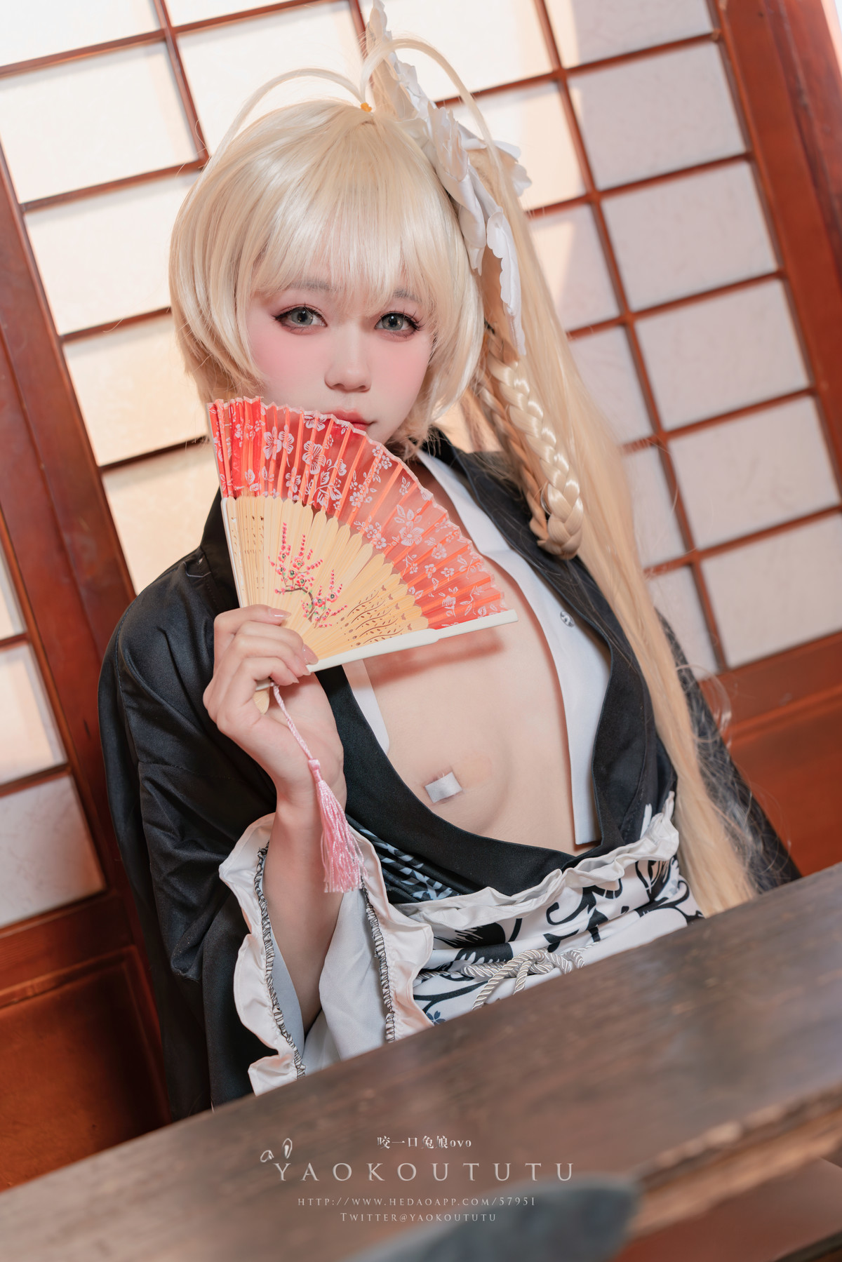 Cosplay 黏黏团子兔 六月T3专属特典 『穹妹浴衣』 22