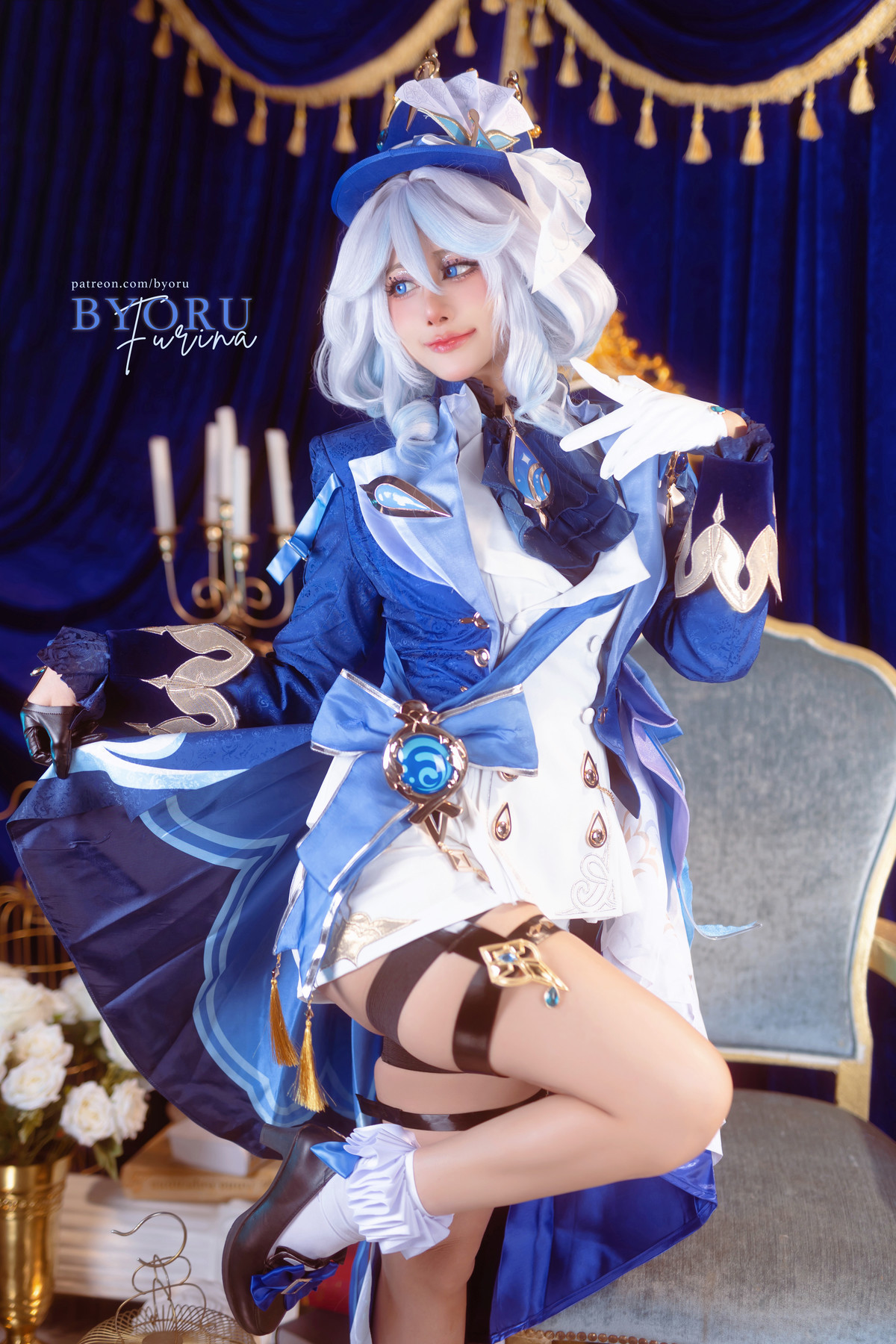 Cosplay 日本性感萝莉Byoru Furina & Honkai Star Rail 35