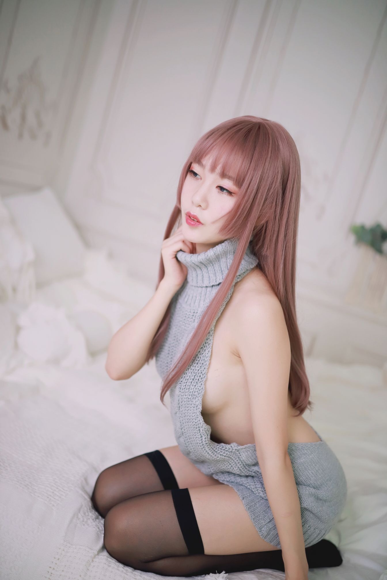 抖娘利世-露背毛衣[30P] 13