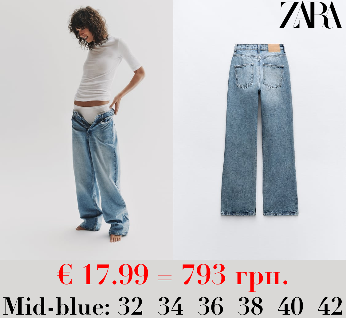 Z1975 STRAIGHT-FIT HIGH-WAIST FULL LENGTH JEANS