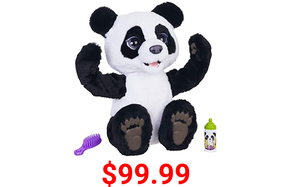 FurReal Plum, The Curious Panda Bear Cub Interactive Plush Toy, Ages 4 & Up (Amazon Exclusive)