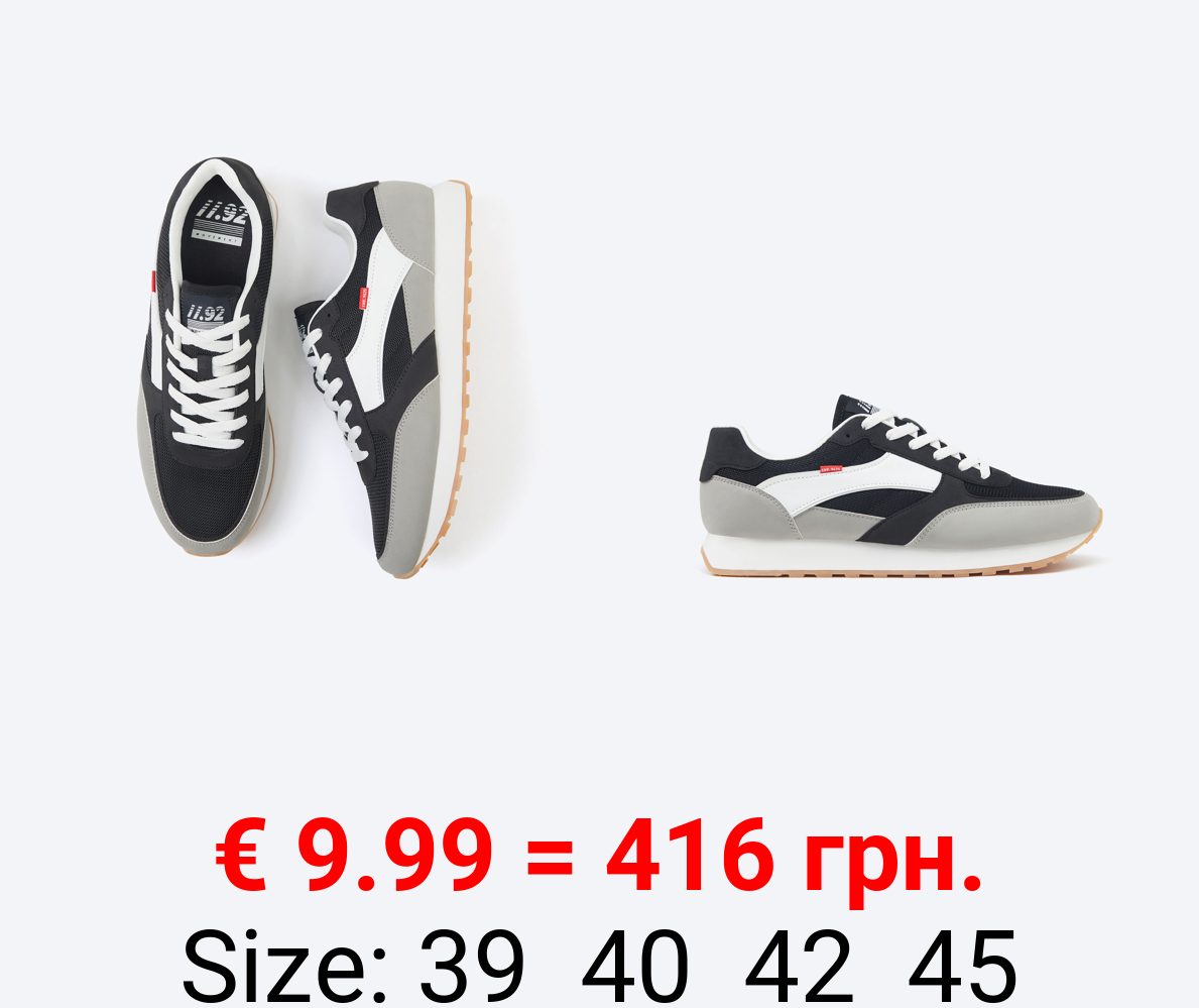 Contrast sneakers