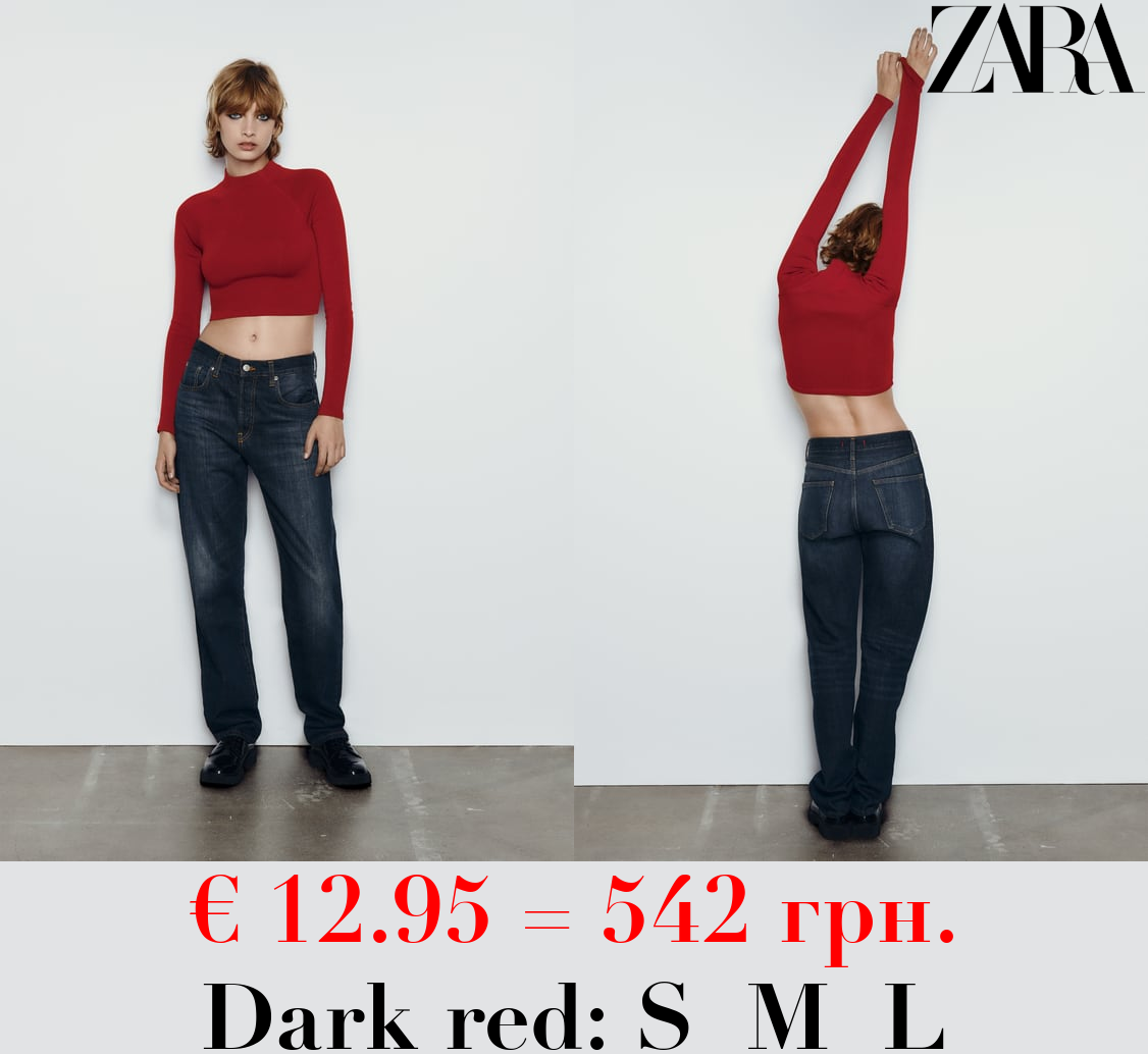 TOP WITH LONG RAGLAN SLEEVES