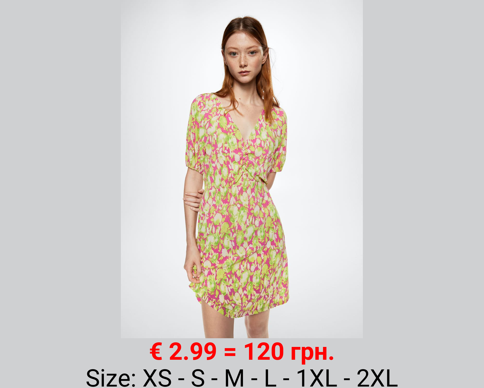 Vestido estampado floral