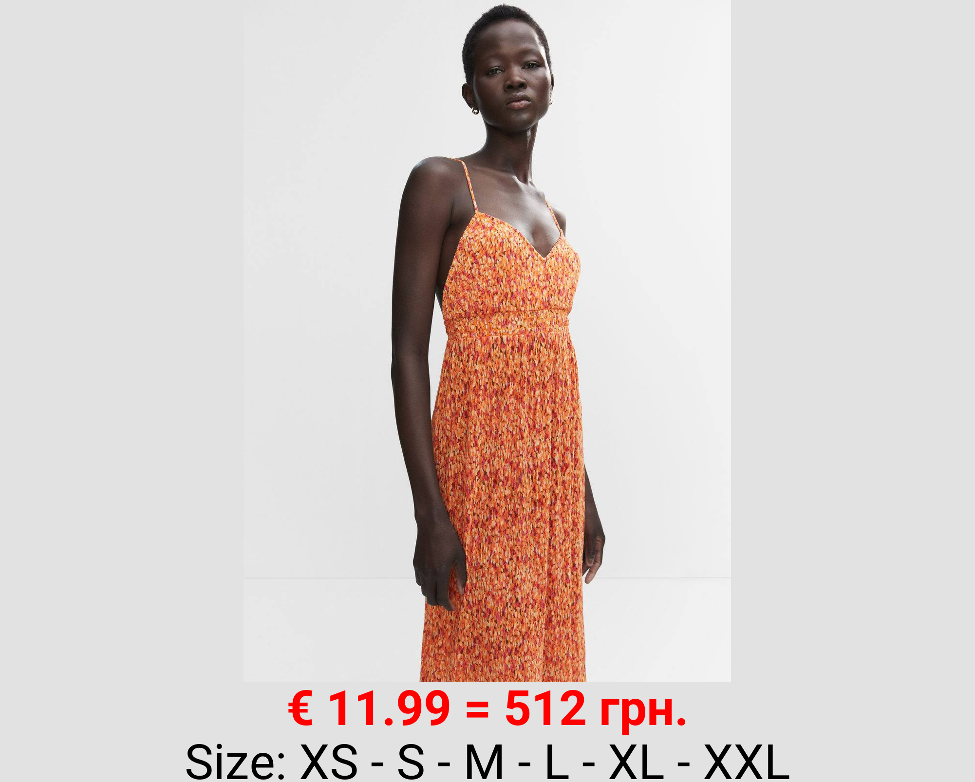 Vestido textura espalda cruzada