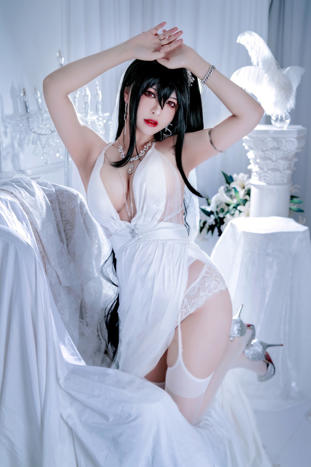 Cosplay 半半子 大凤礼服 Taihou 23