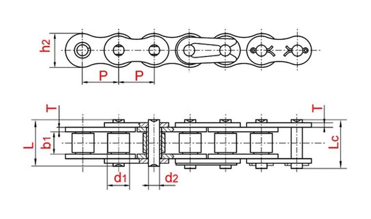 Шаг цепи. Цепь приводная (415) f50/f80. Цепь приводная роликовая однорядная 20b-1 din 8187-1. Цепь 415н. Однорядная приводная роликовая цепь серии b ISO-606 (din 8187.