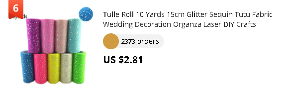 Tulle Roll 10 Yards 15cm Glitter Sequin Tutu Fabric Wedding Decoration Organza Laser DIY Crafts Birthday Party Supplies White