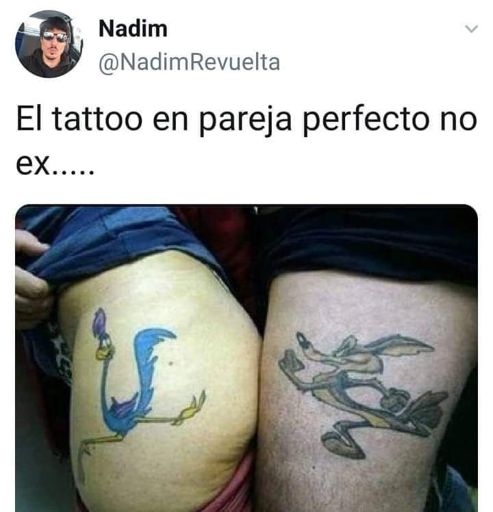 El tattoo perfecto en pareja no existe