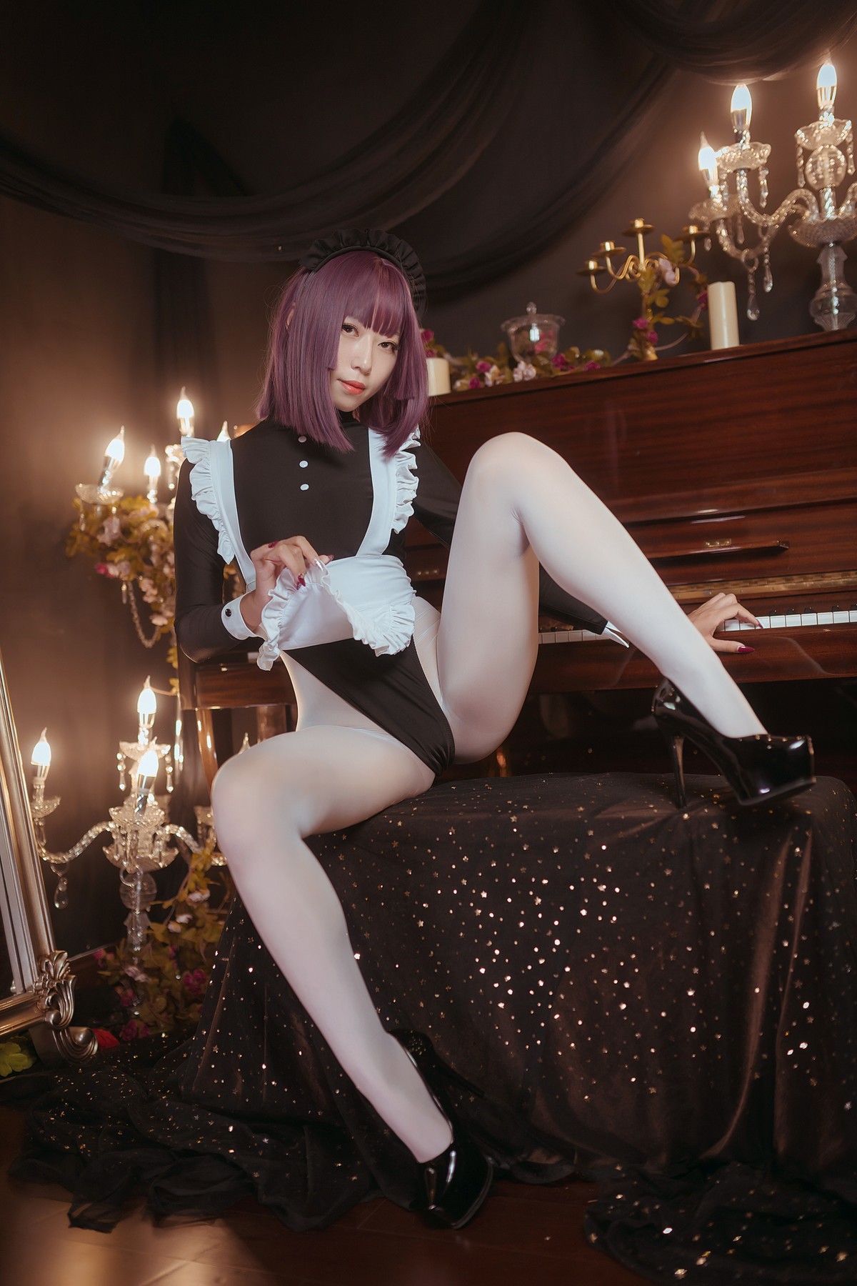 Cosplay Money冷冷 高叉女仆 5