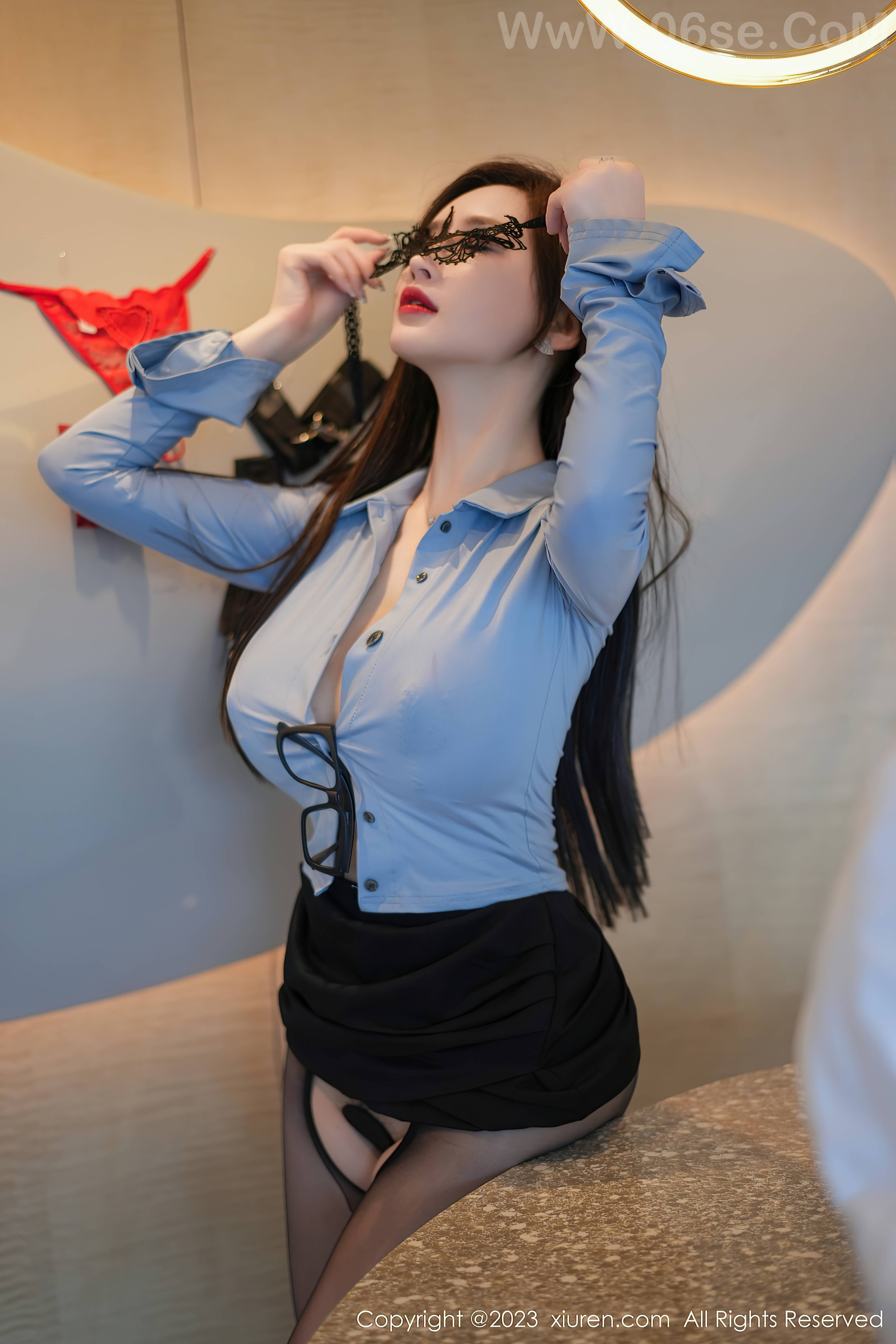 图片[21]-[XiuRen秀人网] 2023.07.18 NO.7095 Carol周妍希 黑丝 [76+1P661M]-六色网