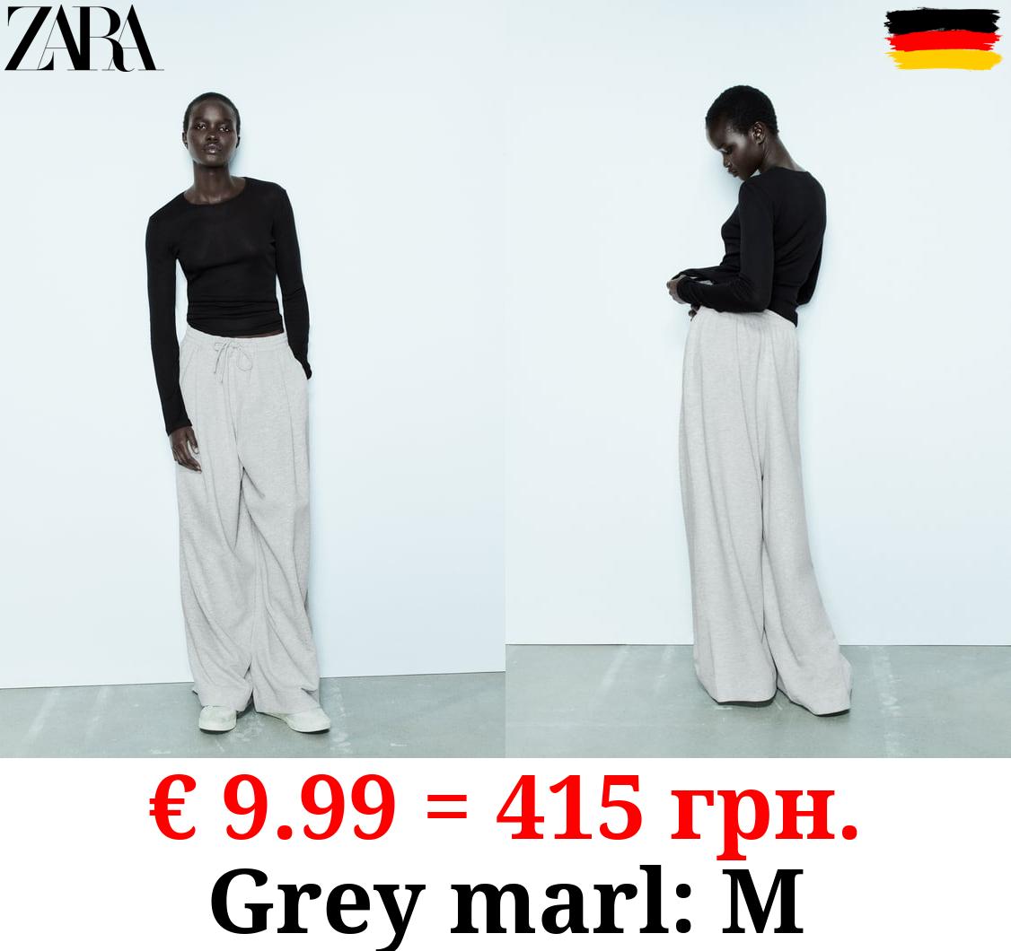 BROAD PLUSH TROUSERS