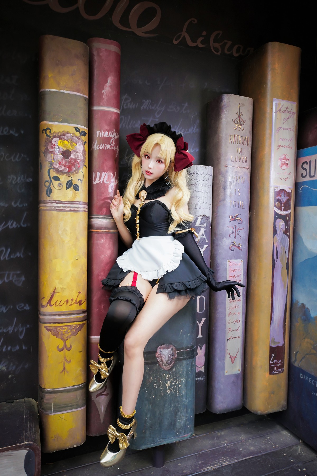 Cosplay ElyEE子 远坂凛 女仆 10