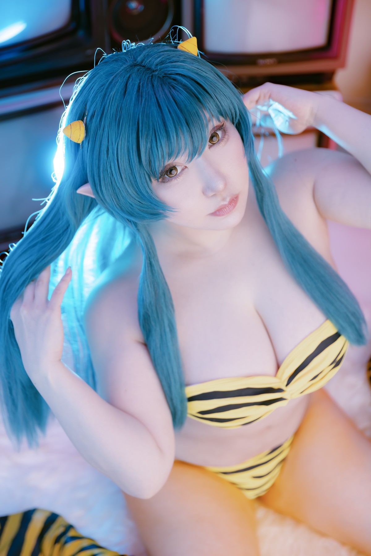Cosplay SAKUサク Lum ラム うる星やつら Set.03 22