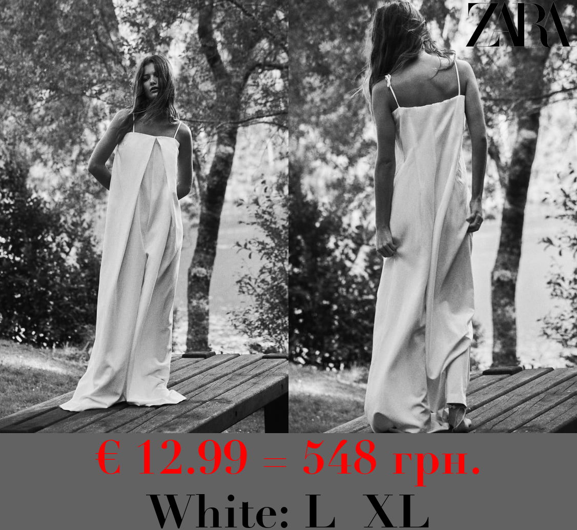 LINEN BLEND JUMPSUIT