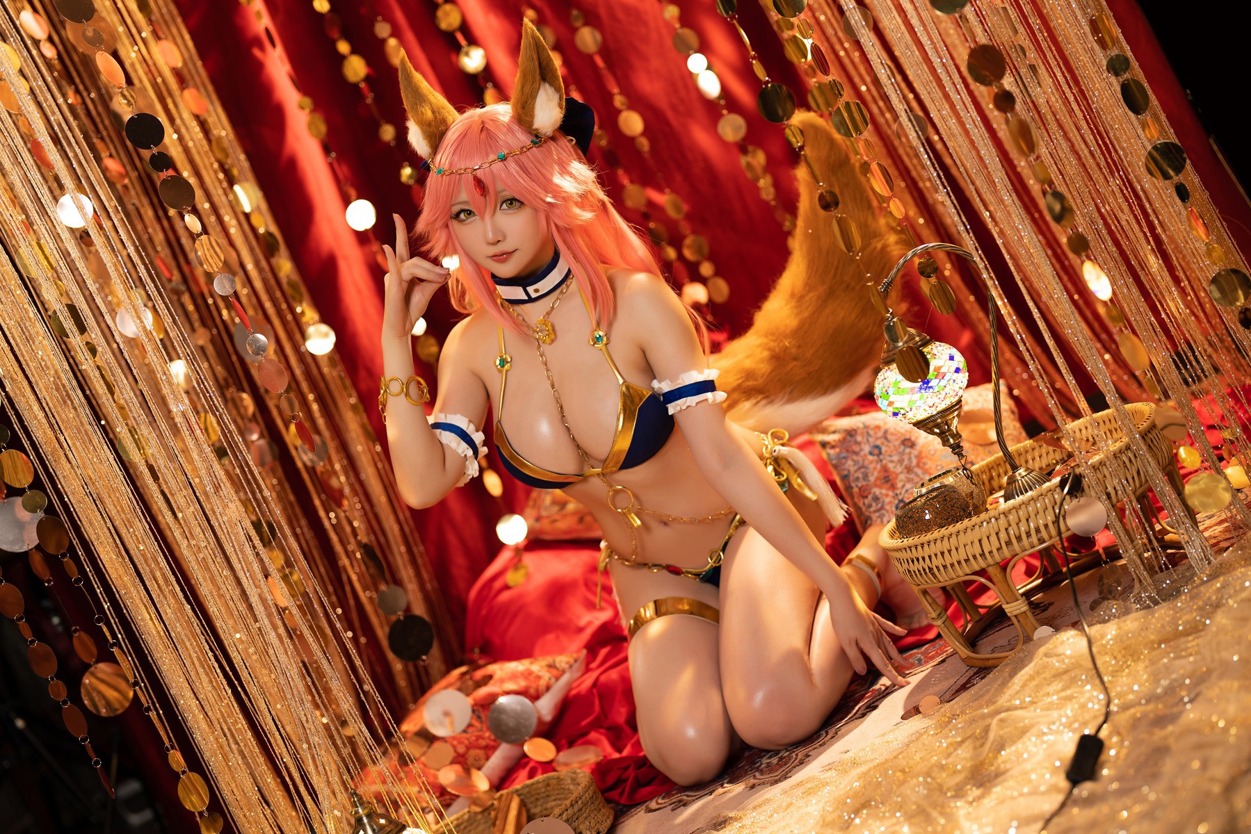 星之迟迟 Cosplay 玉藻前舞娘 23