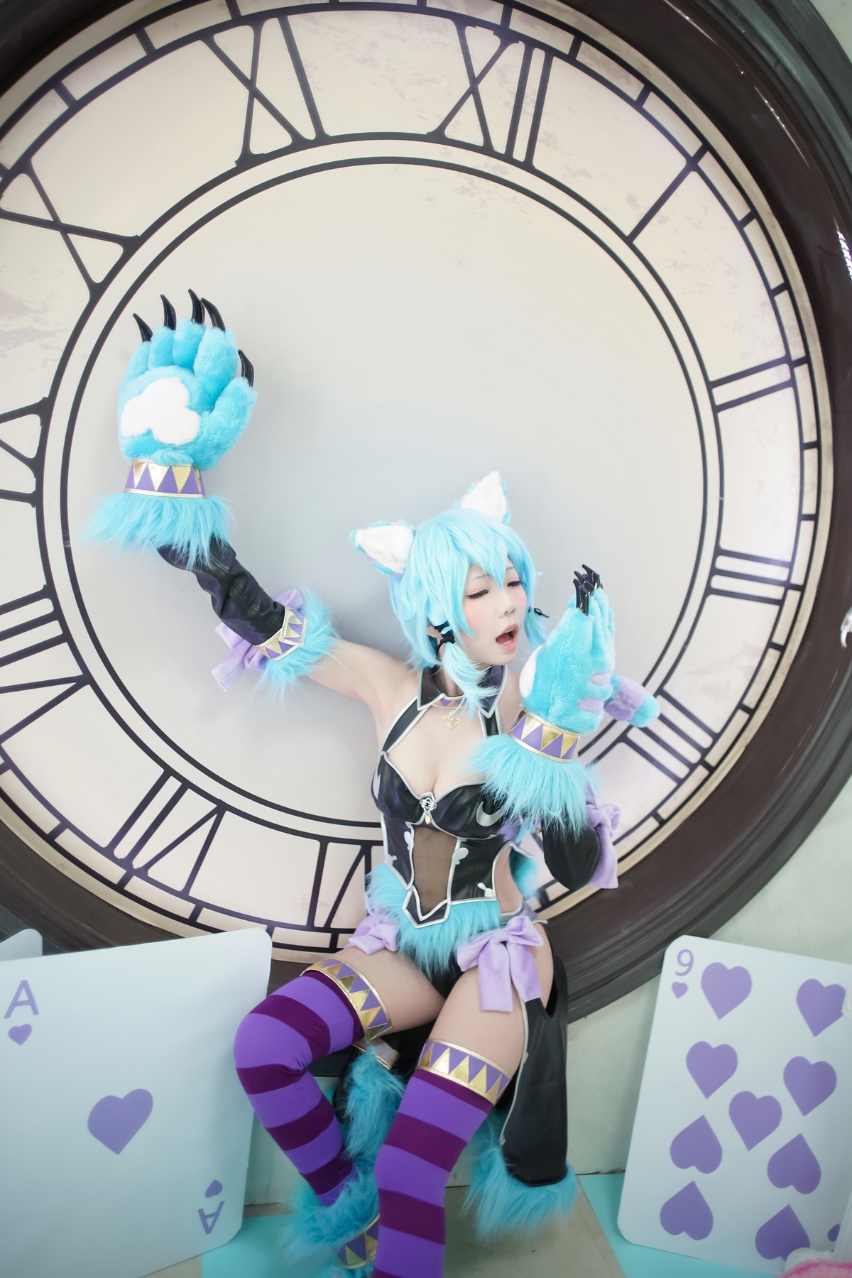Cosplay ElyEE子 诗乃扑克猫 27