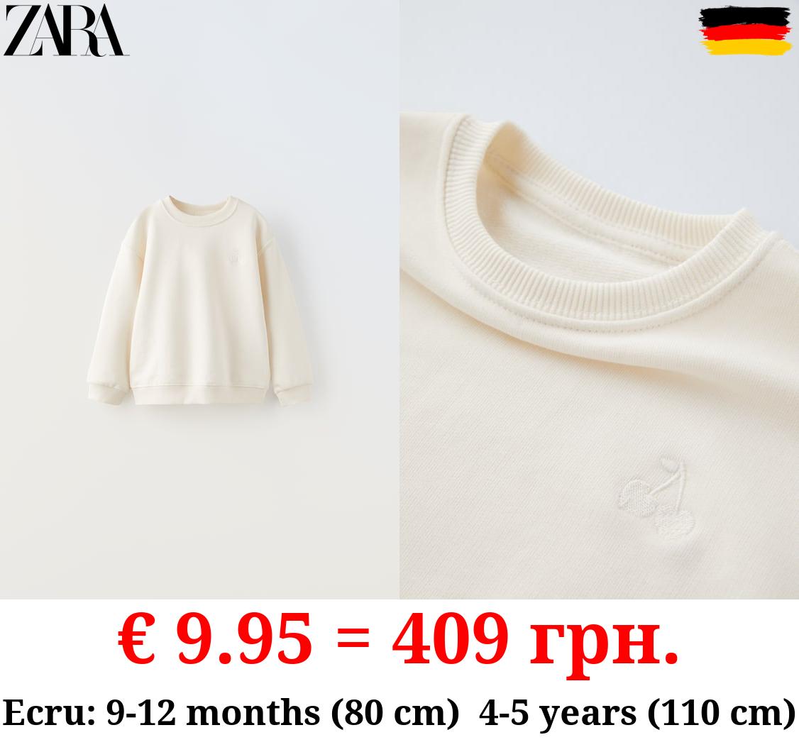 EMBROIDERED SWEATSHIRT