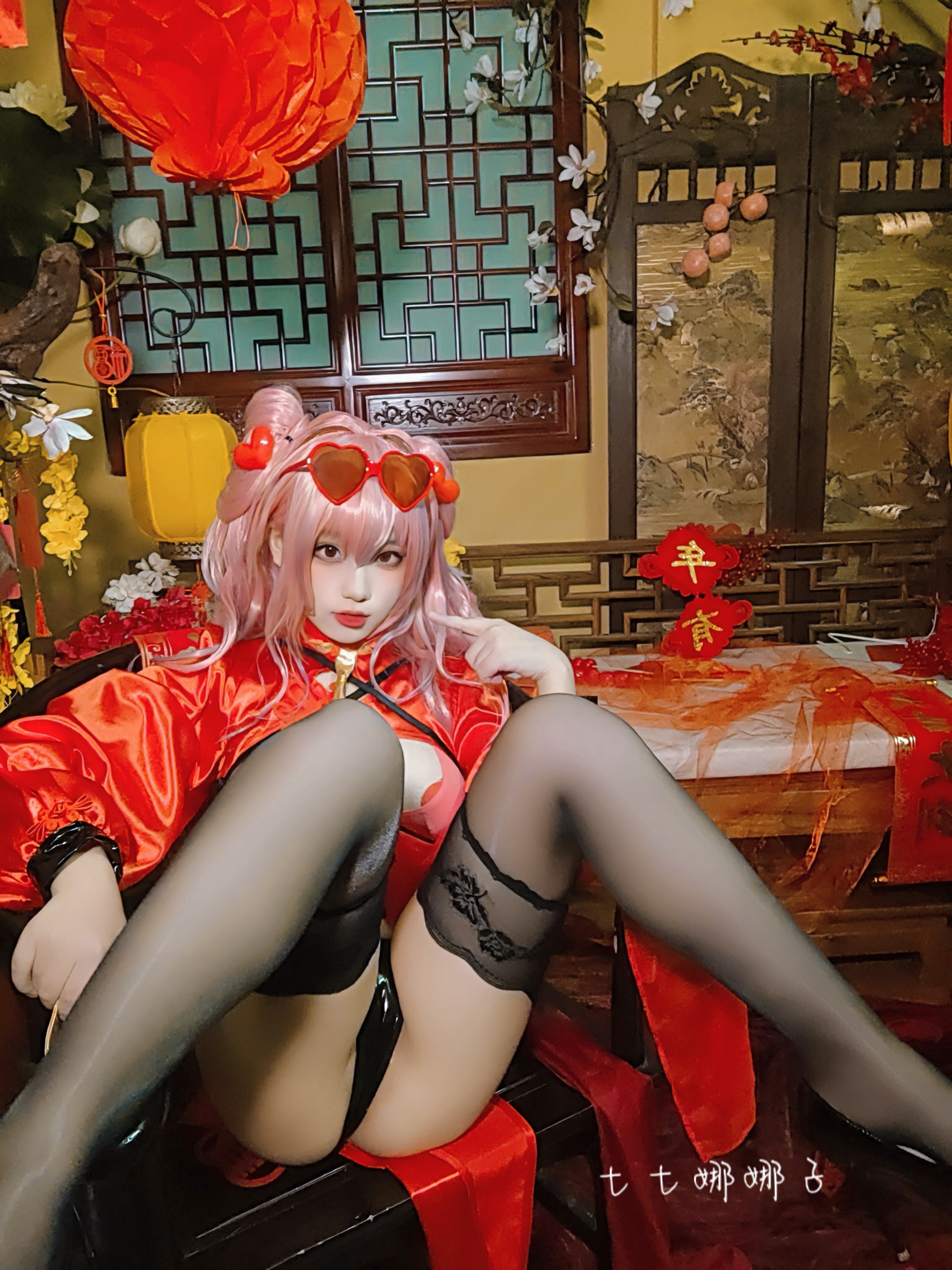 七七娜娜子 布莱默顿新春旗袍 [108P6V-770MB] 96