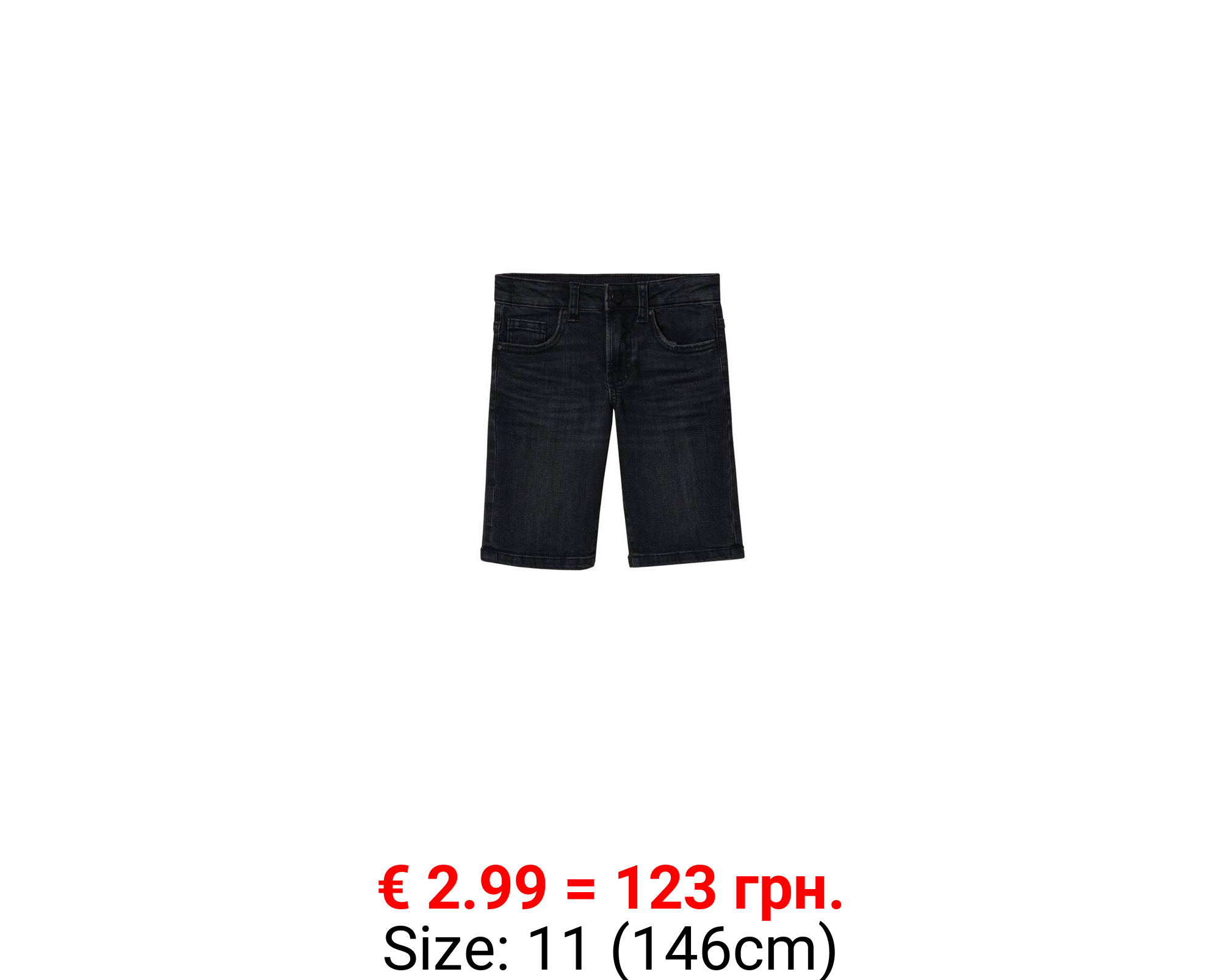 Bermudas denim algodón