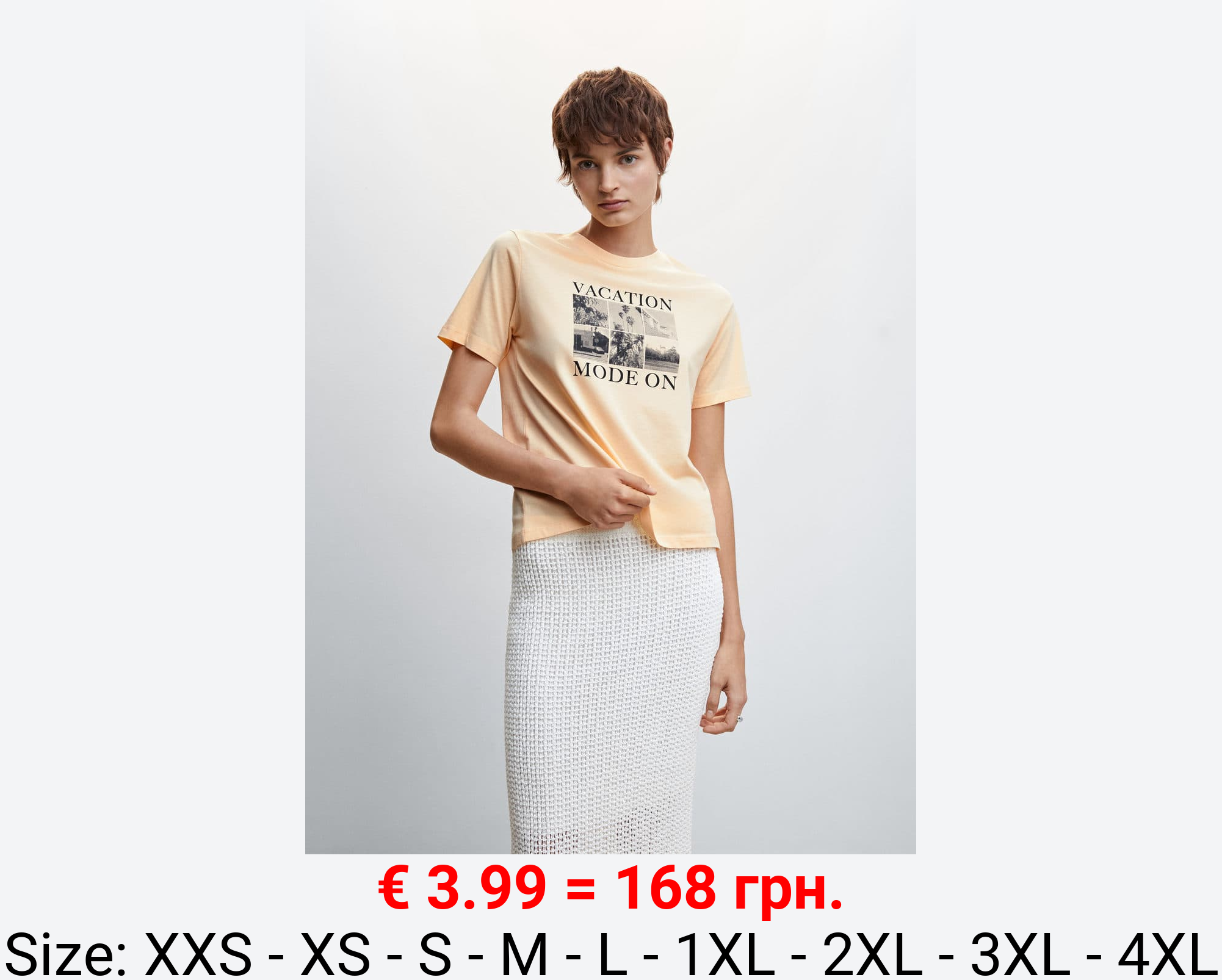 Camisa algodón estampada