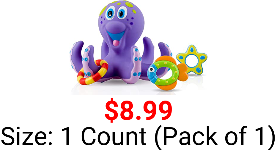 Nuby Octopus Floating Bath Toy , Purple