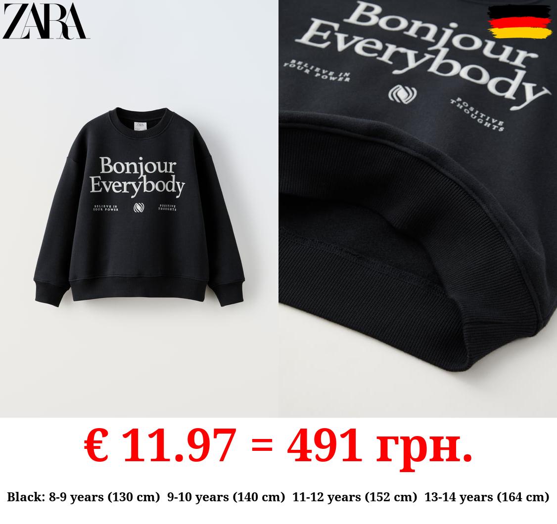 BONJOUR EVERYBODY SWEATSHIRT