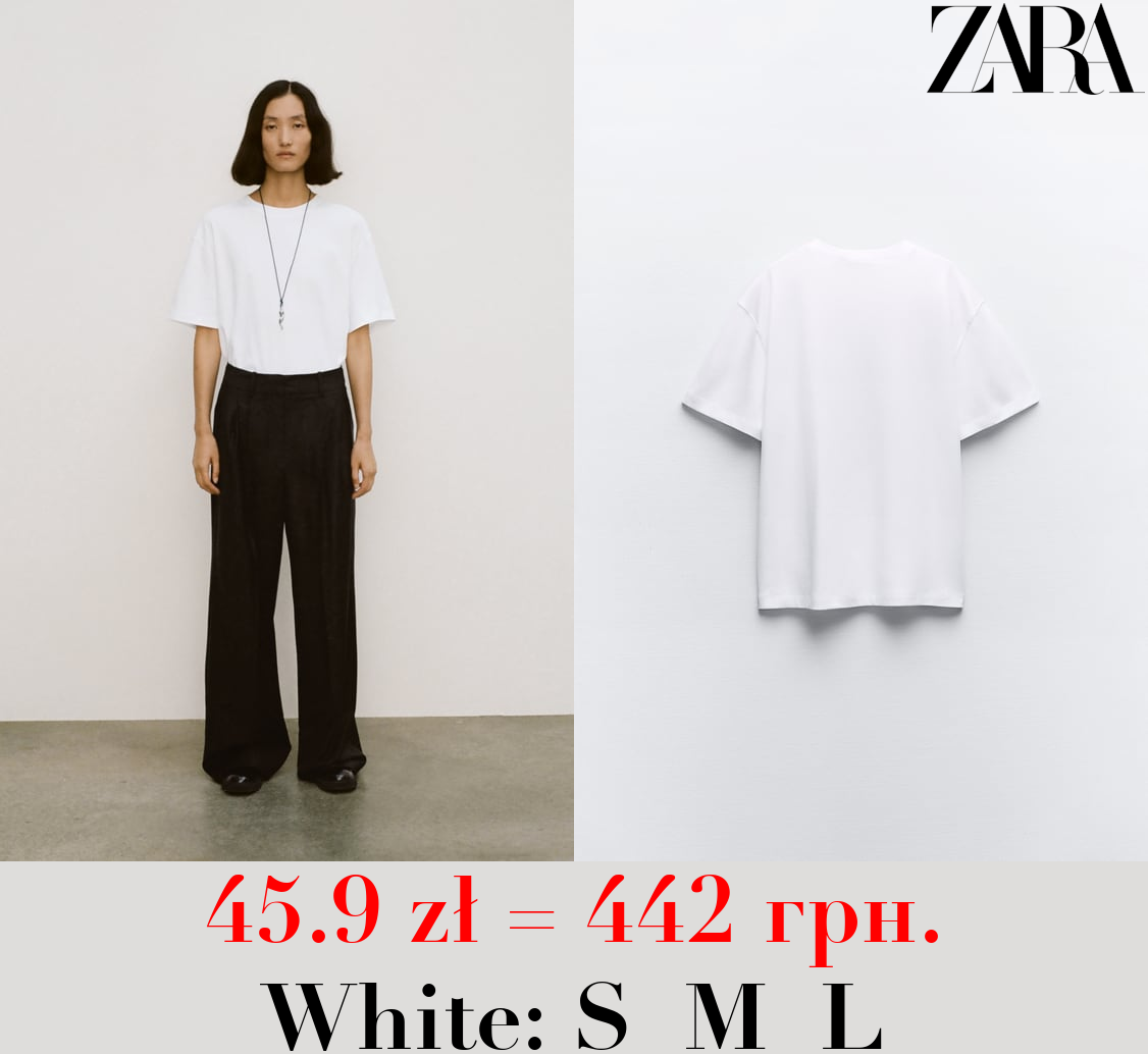 COTTON CLEAN EFFECT T-SHIRT