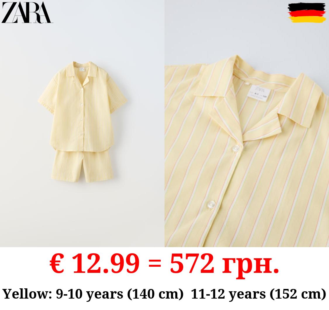 6-14 YEARS/ STRIPED CO-ORD