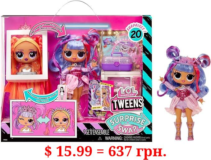 L.O.L. Surprise! Tweens Surprise Swap Fashion Doll Buns-2-Braids Bailey with 20+ Surprises Including Styling Head and Fabulous Fashions and Accessories – Great Gift for Kids Ages 4+