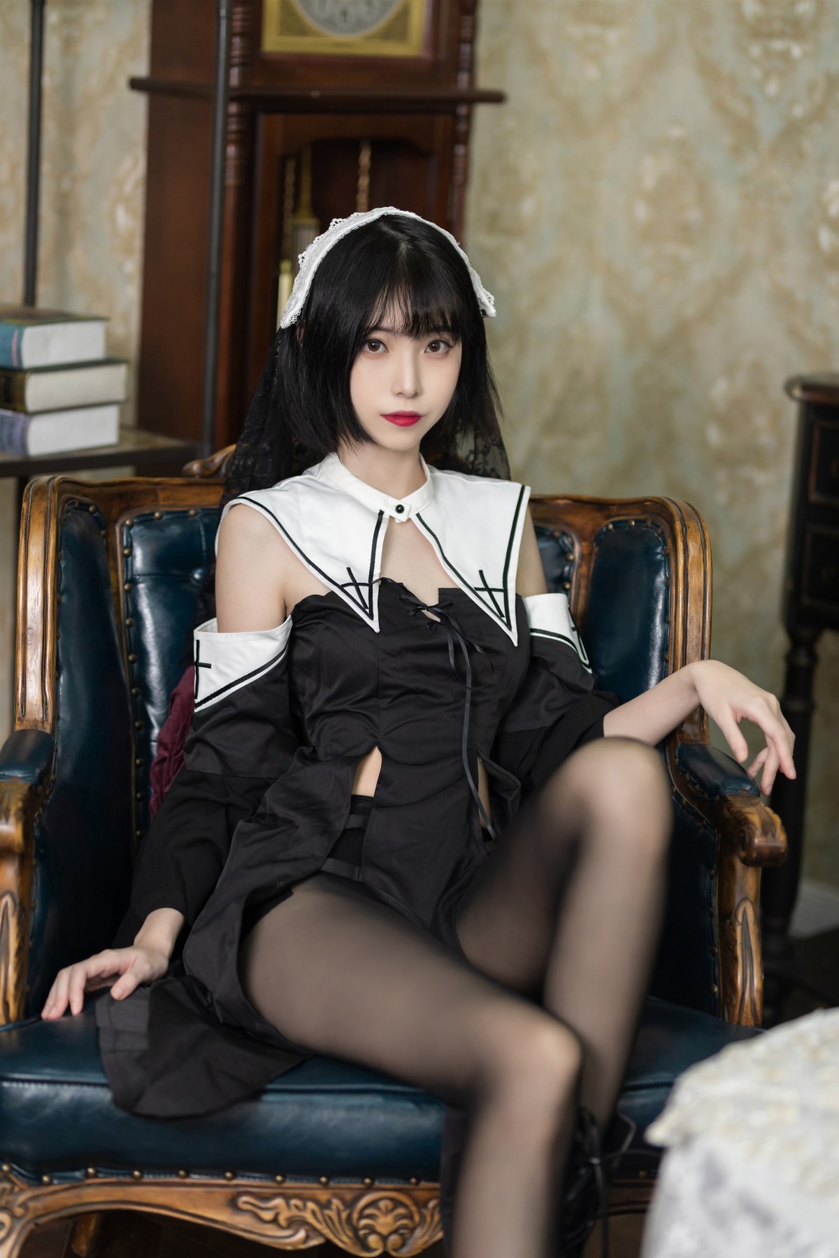 Cosplay 许岚 叁月life 暗黑修女 13