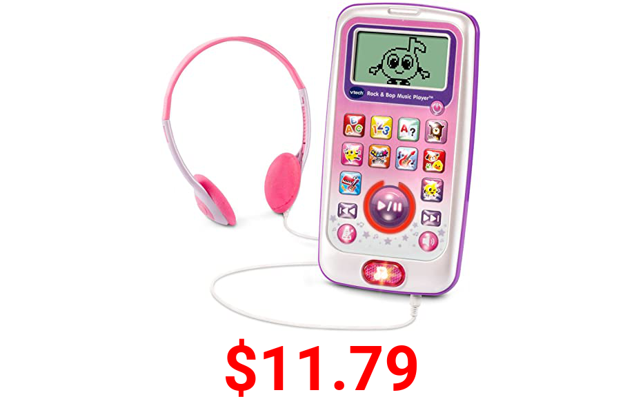 VTech Rock and Bop Music Player Amazon Exclusive, Pink