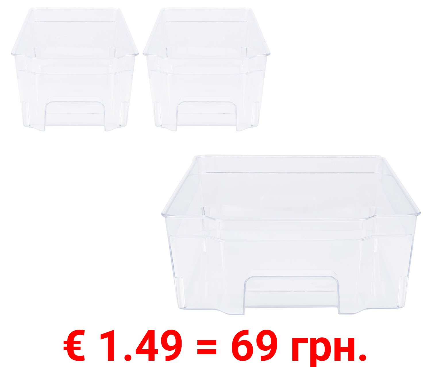 ERNESTO® Kühlschrank-Organizer, stapelbar