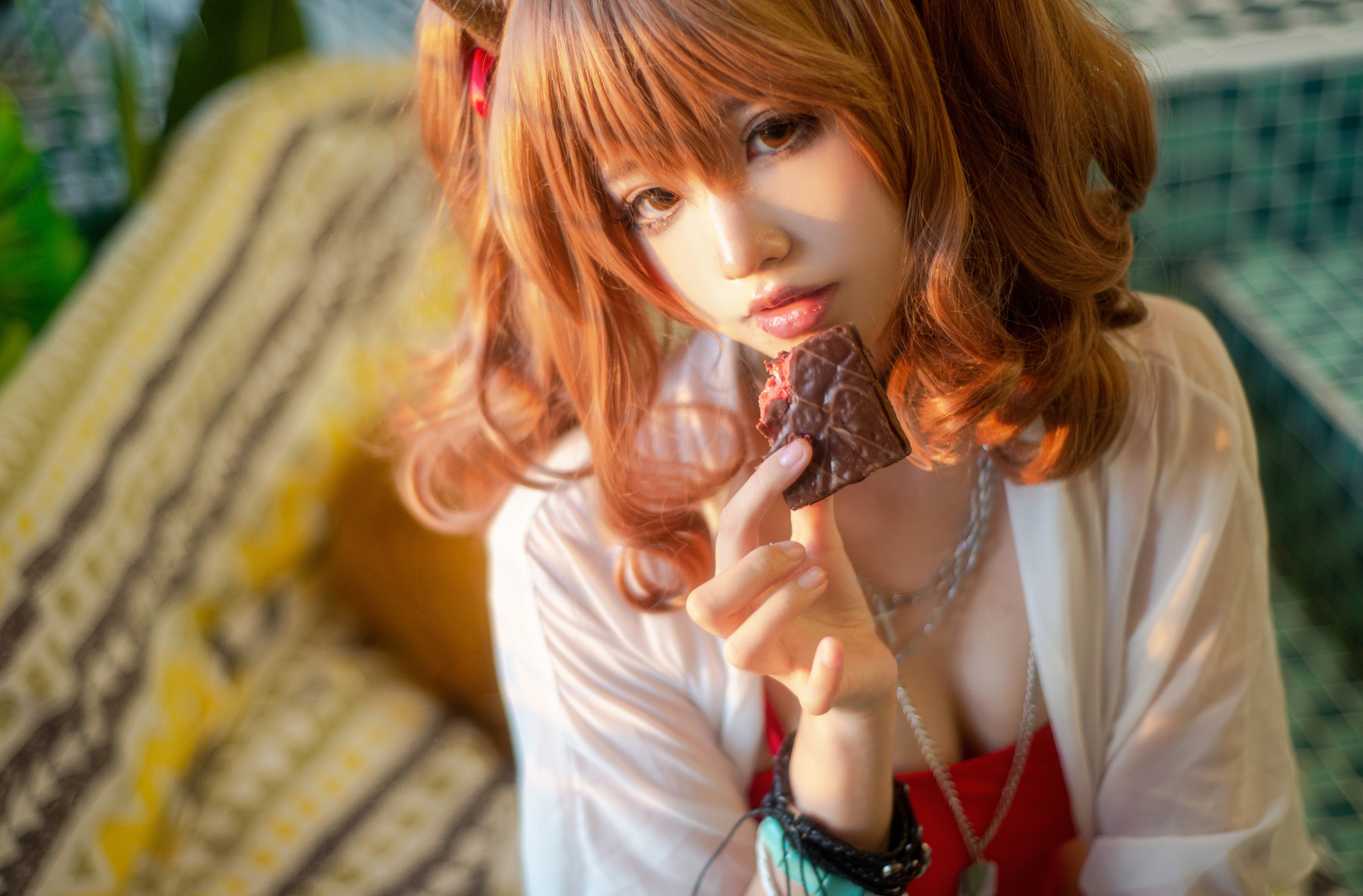 工藤新伍 Cosplay 明日方舟 安洁莉娜 夏卉泳装 24