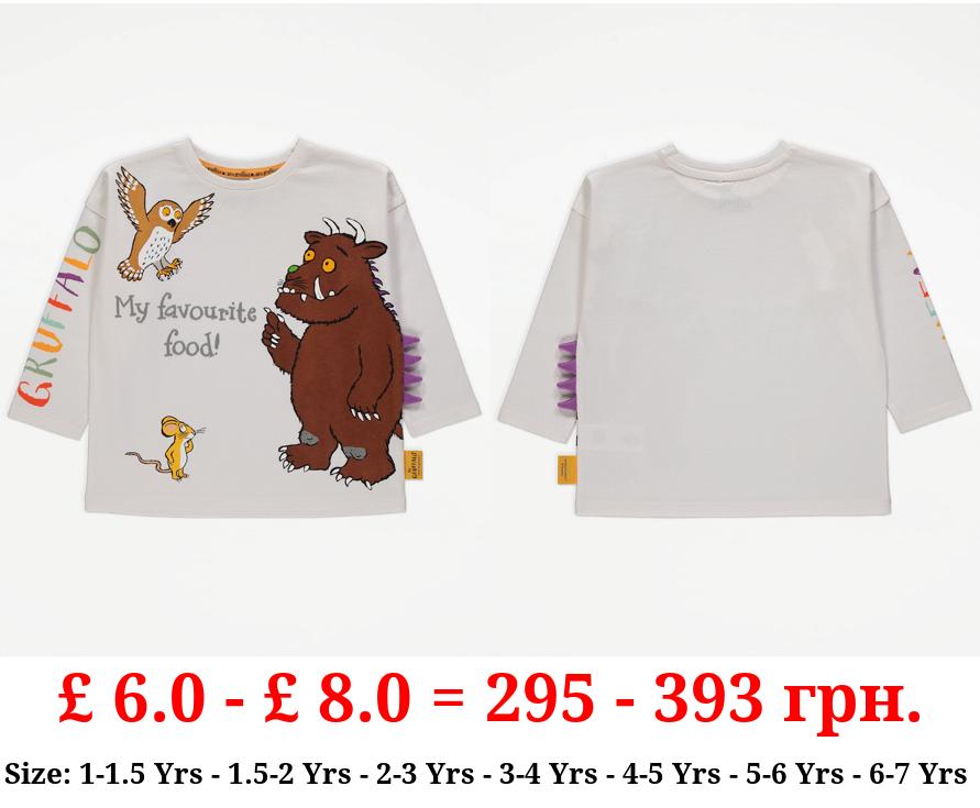 The Gruffalo Graphic White Long Sleeve Top