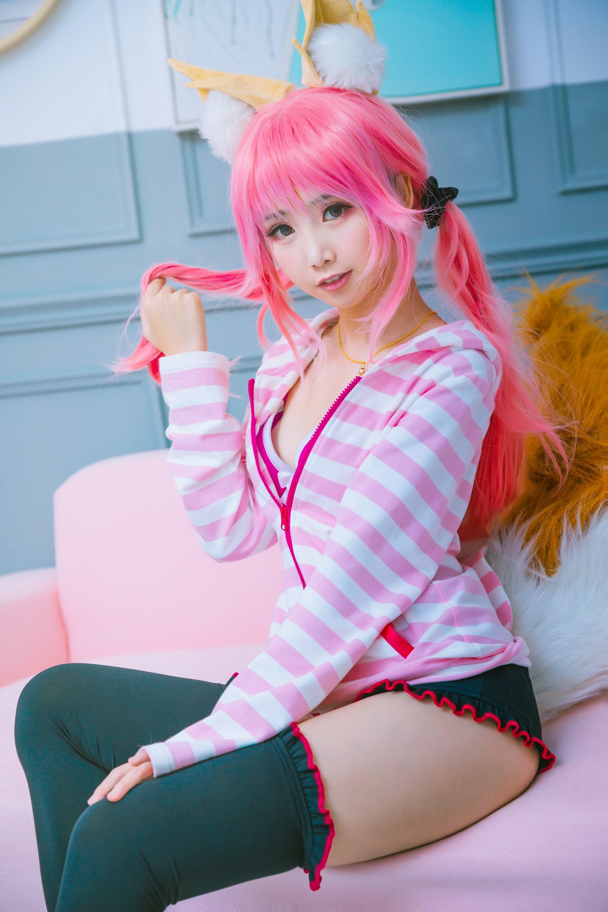 Cosplay 面饼仙儿 玉藻前日常 5