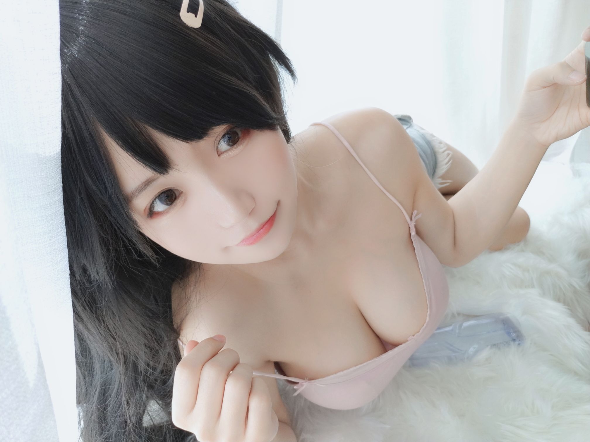 小仓千代w-粉色吊带[30P] 30