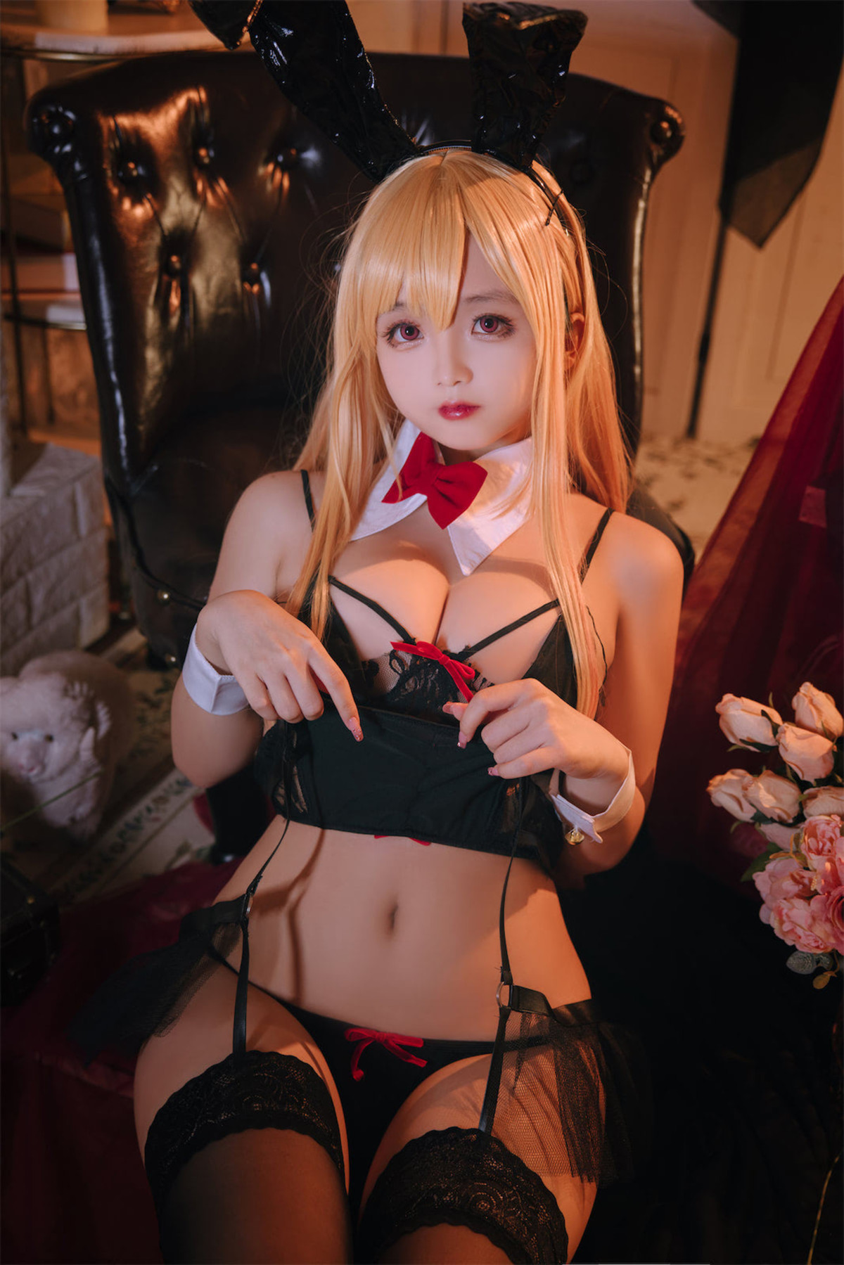 Cosplay 日奈娇 海梦兔子内衣 22