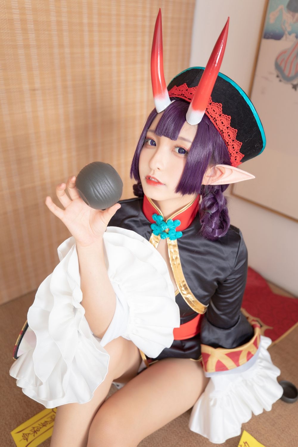 神乐坂真冬-《果実の酒気》酒吞cos[150P3V] 73
