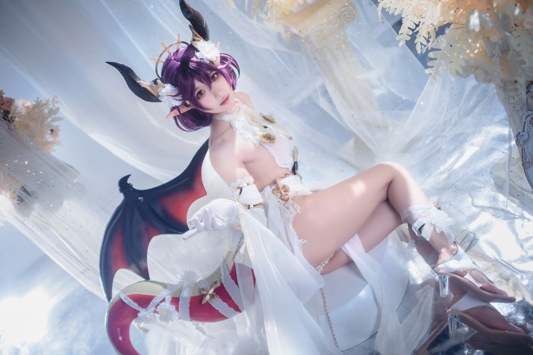 阿包也是兔娘 Cosplay 碧蓝幻想古蕾娅 龙娘 5