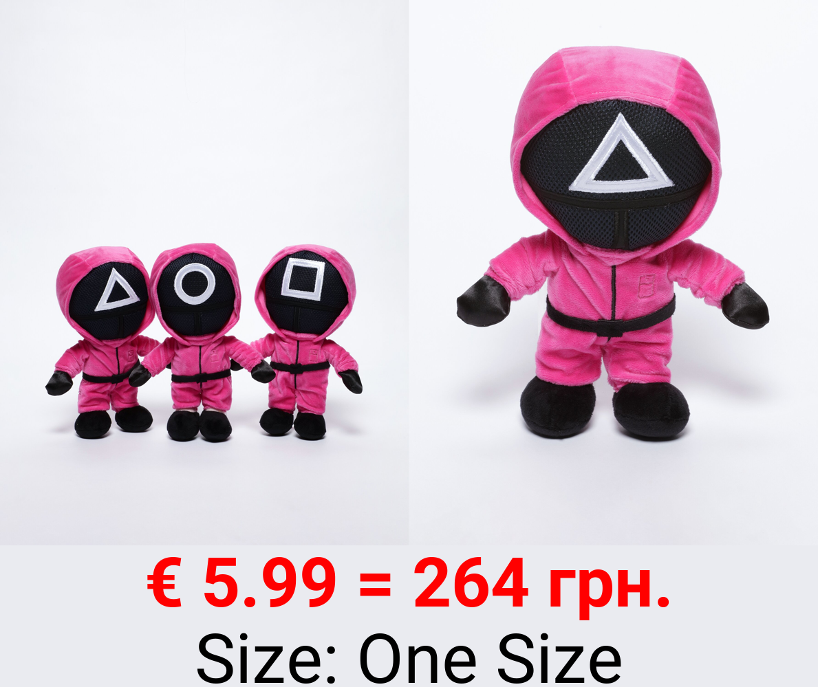 Pack of 3 Squid Game™/© Netflix guard soft toys