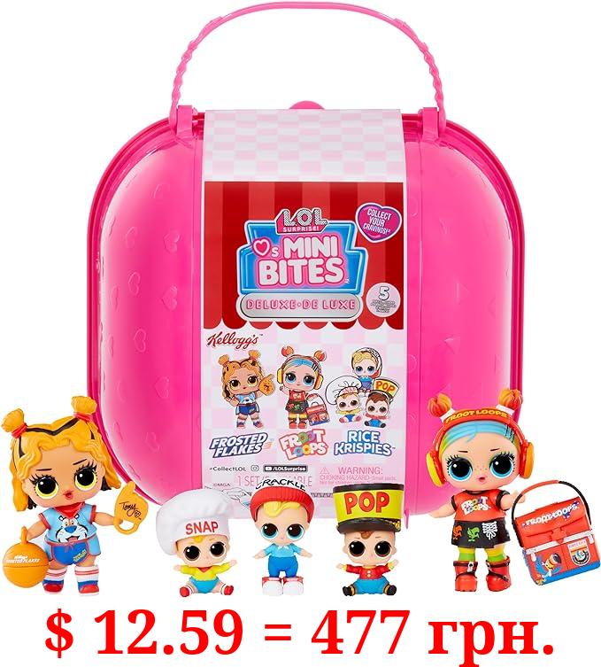 L.O.L. Surprise! Loves Mini Sweets S3 Deluxe- Kellogg's with 4 Dolls, Accessories, Limited Edition Dolls, Candy and Cereal Theme, Kellogg’s Theme, Collectible Dolls- Great Gift for Girls Age 4+