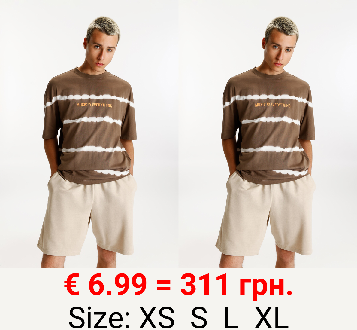 Tie-dye print T-shirt