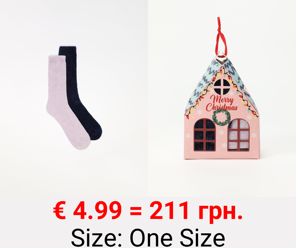 Pack of 2 pairs of socks