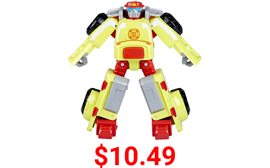 Playskool Heroes Transformers Rescue Bots Heatwave the Fire-Bot Converting Toy Robot Action Figure, Toys for Kids Ages 3 and Up