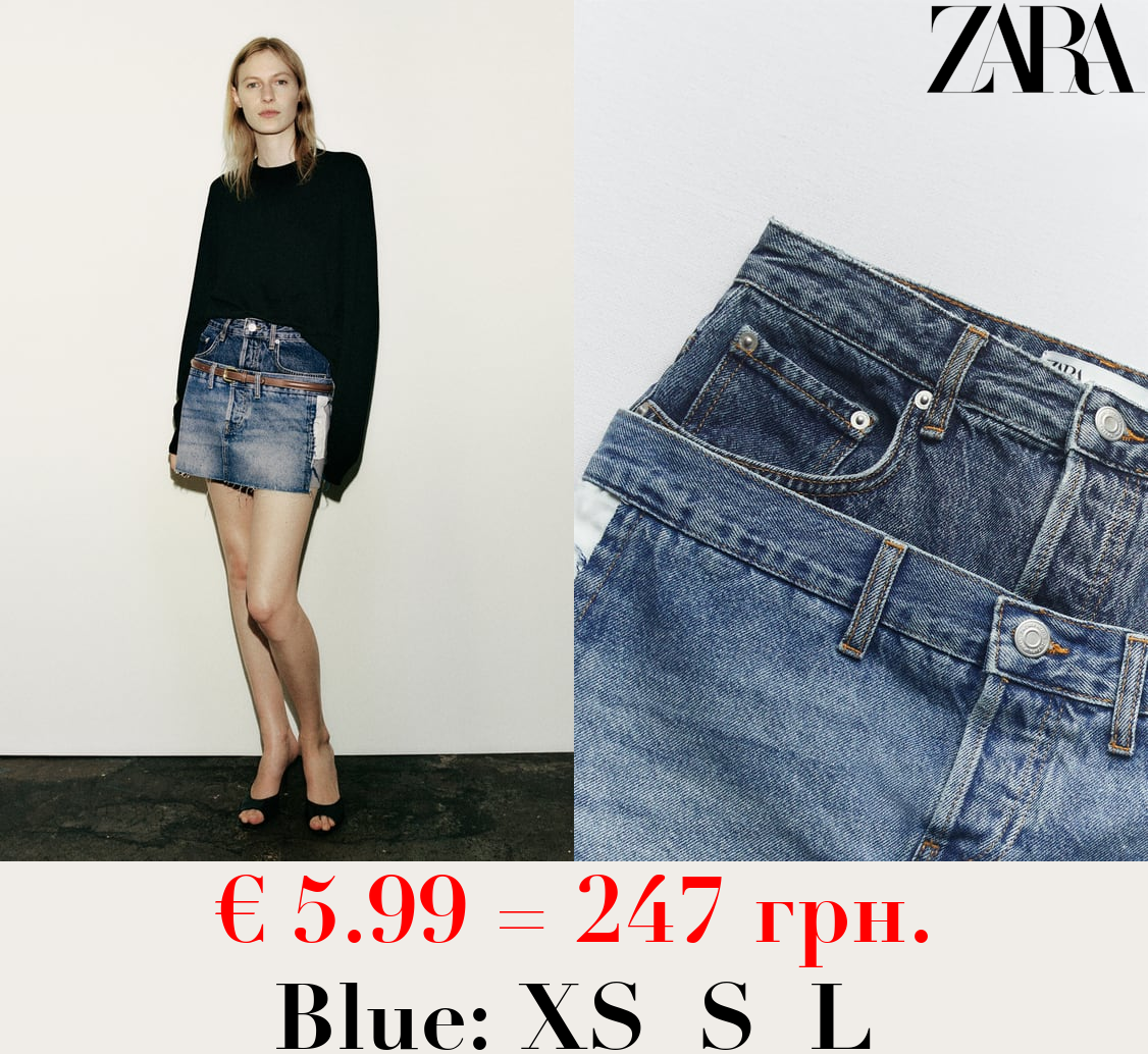 ZW DENIM MINI SKIRT
