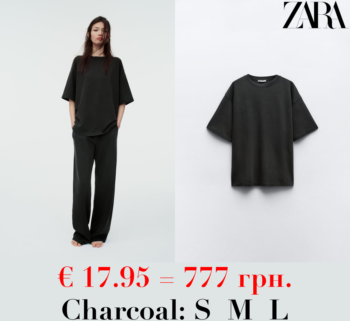 WASHED INTERLOCK T-SHIRT