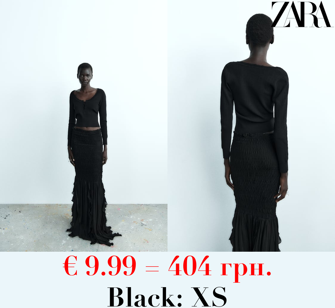 POINTELLE KNIT SWEATER