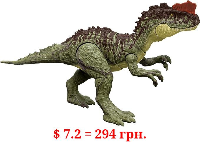 Mattel Jurassic World Dominion Massive Action Yangchuanosaurus Dinosaur Action Figure Toy with Attack Motion, Plus Downloadable App & AR